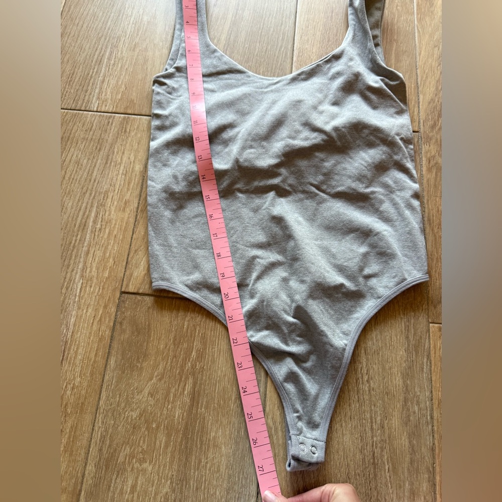 Free People Clean Lines grey Bodysuit medium/large - Picture 4 of 6